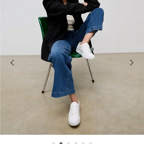 Fitflop RALLY White Leather Sneakers - Picture 2 of 11